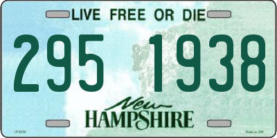 NH license plate 2951938