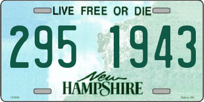 NH license plate 2951943