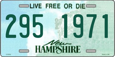 NH license plate 2951971