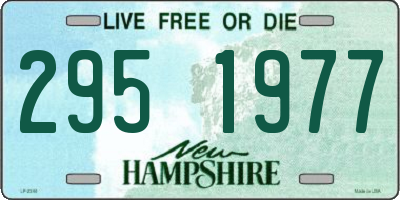 NH license plate 2951977