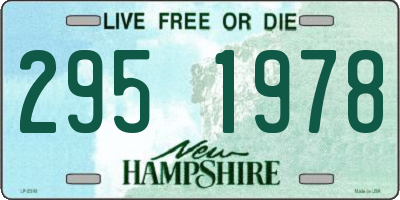 NH license plate 2951978