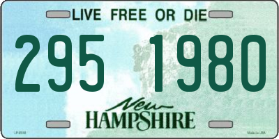 NH license plate 2951980