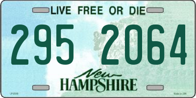 NH license plate 2952064