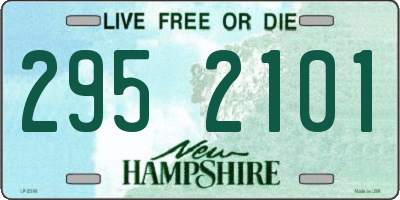NH license plate 2952101