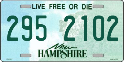 NH license plate 2952102
