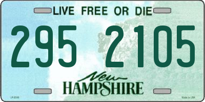 NH license plate 2952105