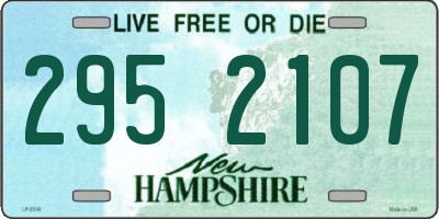 NH license plate 2952107
