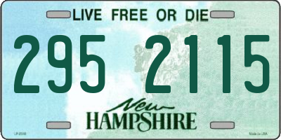 NH license plate 2952115