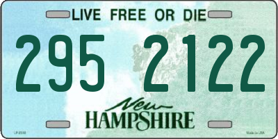NH license plate 2952122