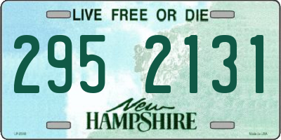 NH license plate 2952131