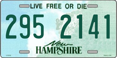 NH license plate 2952141