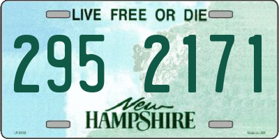 NH license plate 2952171