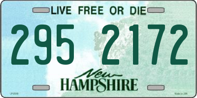 NH license plate 2952172