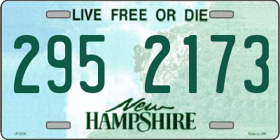 NH license plate 2952173