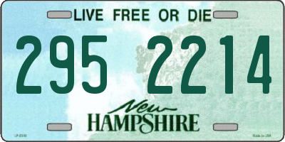 NH license plate 2952214