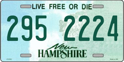 NH license plate 2952224