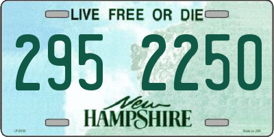 NH license plate 2952250