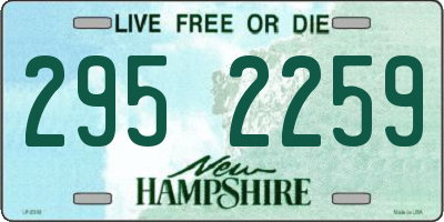 NH license plate 2952259