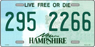 NH license plate 2952266