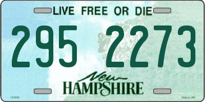 NH license plate 2952273
