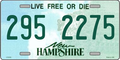NH license plate 2952275