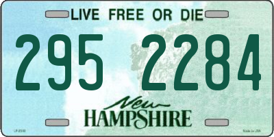 NH license plate 2952284