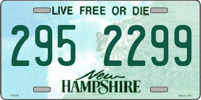 NH license plate 2952299