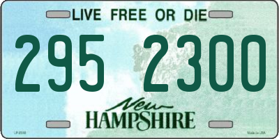NH license plate 2952300
