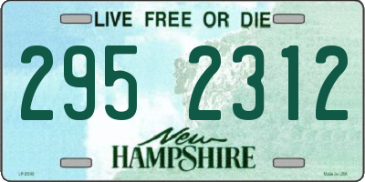 NH license plate 2952312