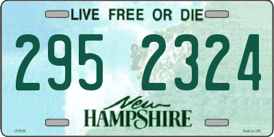 NH license plate 2952324