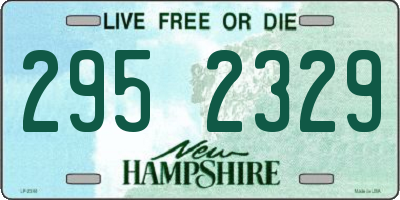 NH license plate 2952329