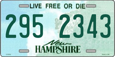 NH license plate 2952343