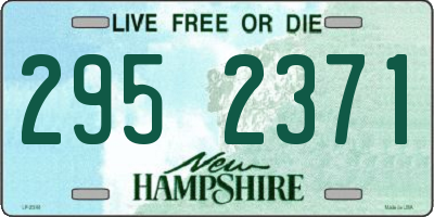 NH license plate 2952371