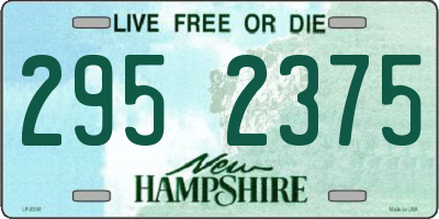 NH license plate 2952375