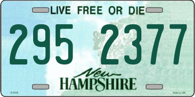 NH license plate 2952377