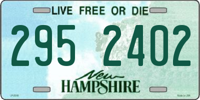 NH license plate 2952402