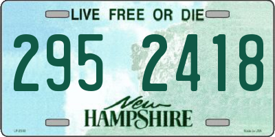 NH license plate 2952418