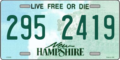 NH license plate 2952419