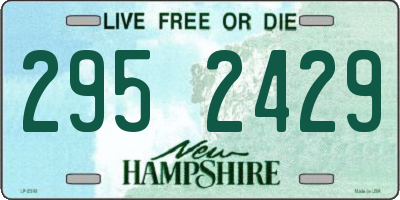NH license plate 2952429
