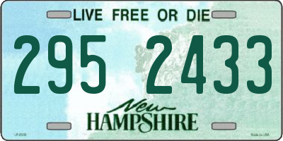 NH license plate 2952433