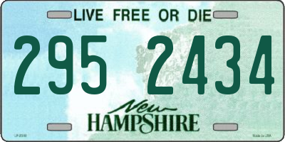 NH license plate 2952434