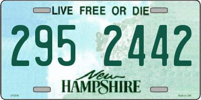 NH license plate 2952442