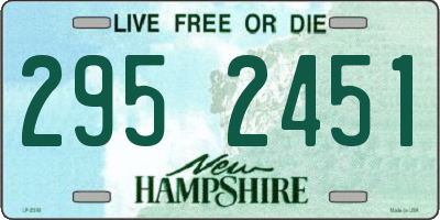 NH license plate 2952451