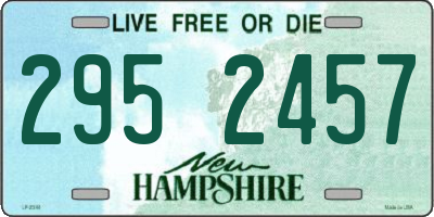 NH license plate 2952457