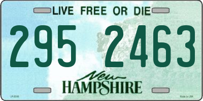 NH license plate 2952463
