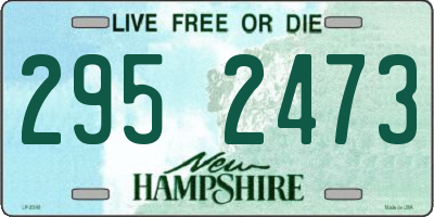 NH license plate 2952473