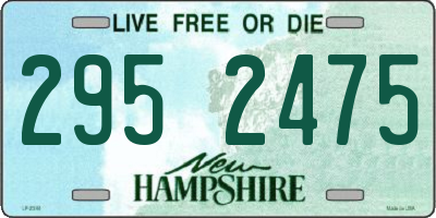 NH license plate 2952475