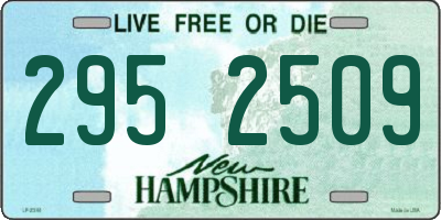 NH license plate 2952509