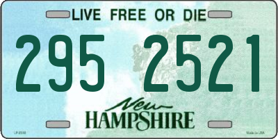 NH license plate 2952521