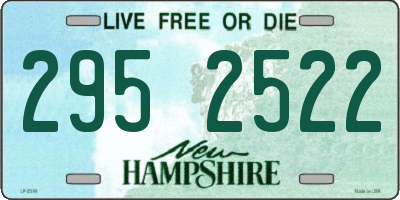 NH license plate 2952522
